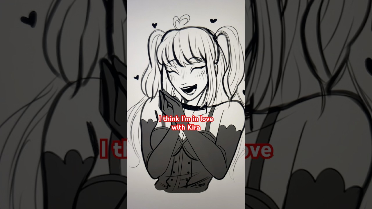 &ldquo;I think I&rsquo;m in love with..&rdquo; #misaamane #rem #deathnote #art #drawing #artist #anime #animatic