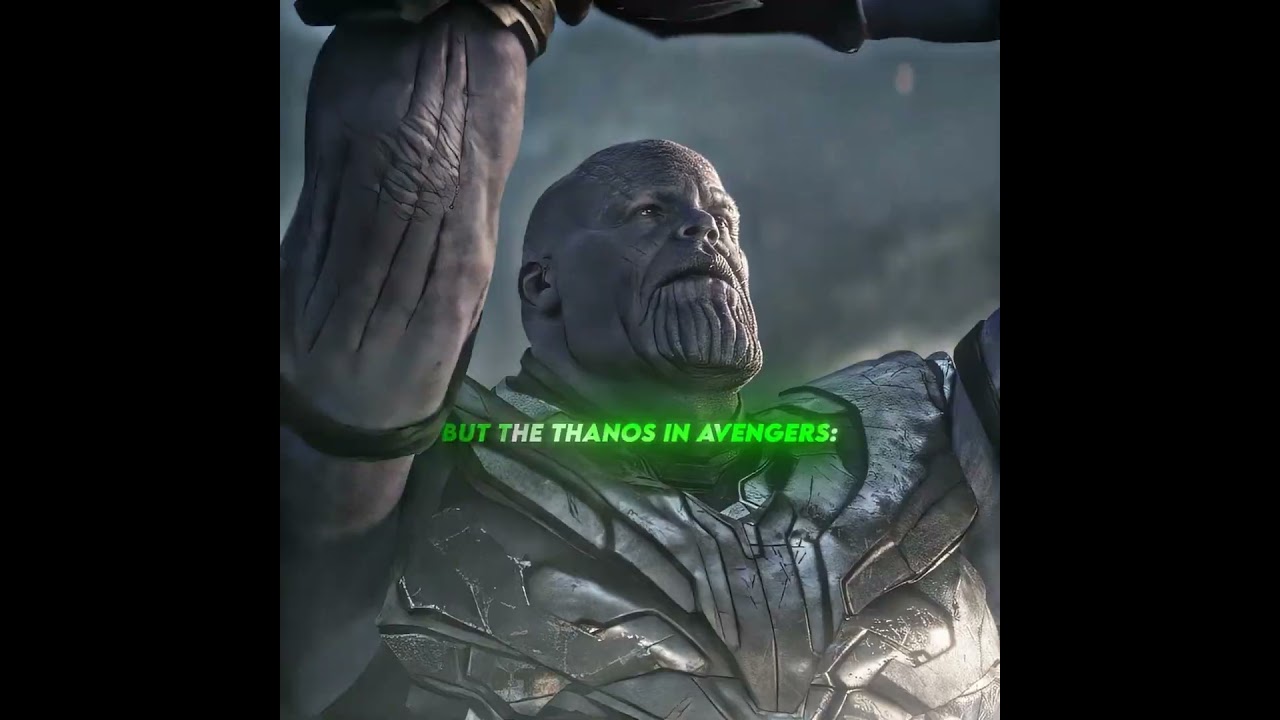In Avengers: Endgame, why couldn&rsquo;t Thor defeat Thanos?  #movie #shorts #edit #film
