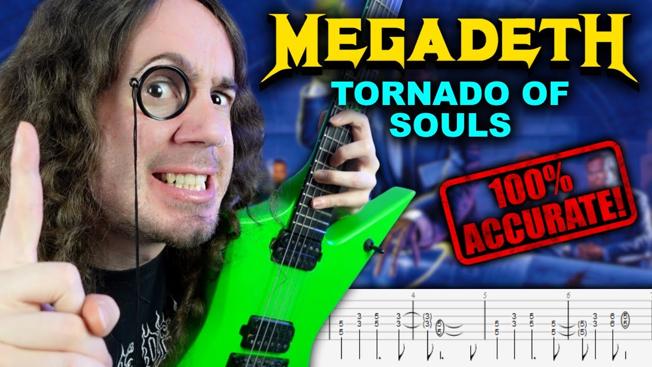 How To REALLY Play The TORNADO OF SOULS Solo (w/ Tabs!)