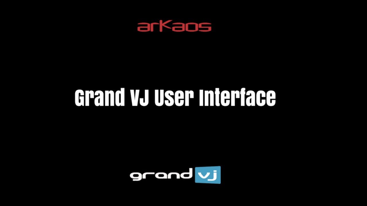 Tony's Tips & Tricks: Grand VJ User Interface