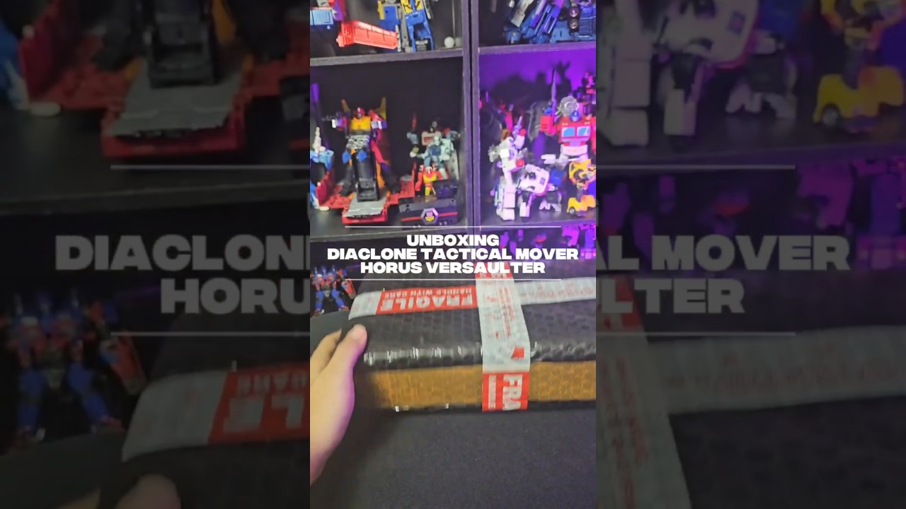 Unboxing Diaclone Tactical Mover Horus Versaulter #unboxing #toys #diaclone