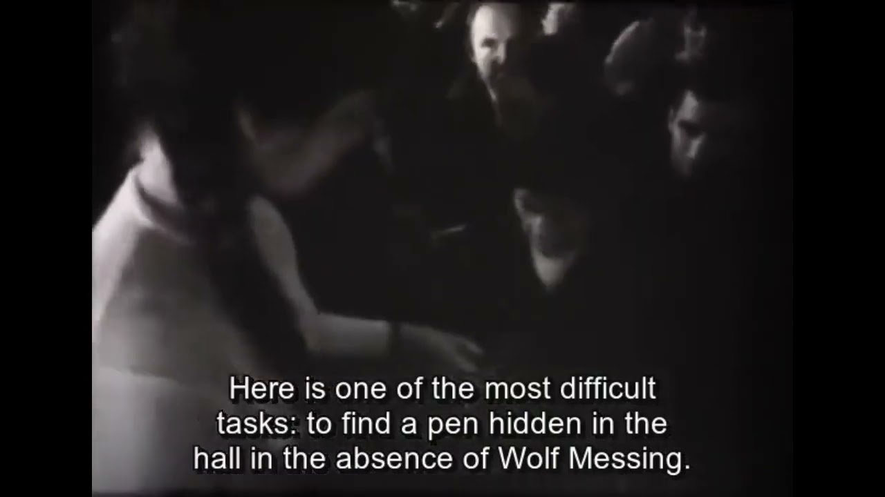Documentary. 60s. The plot is about the legendary Soviet telepath Wolf Messing. Вольф Мессинг