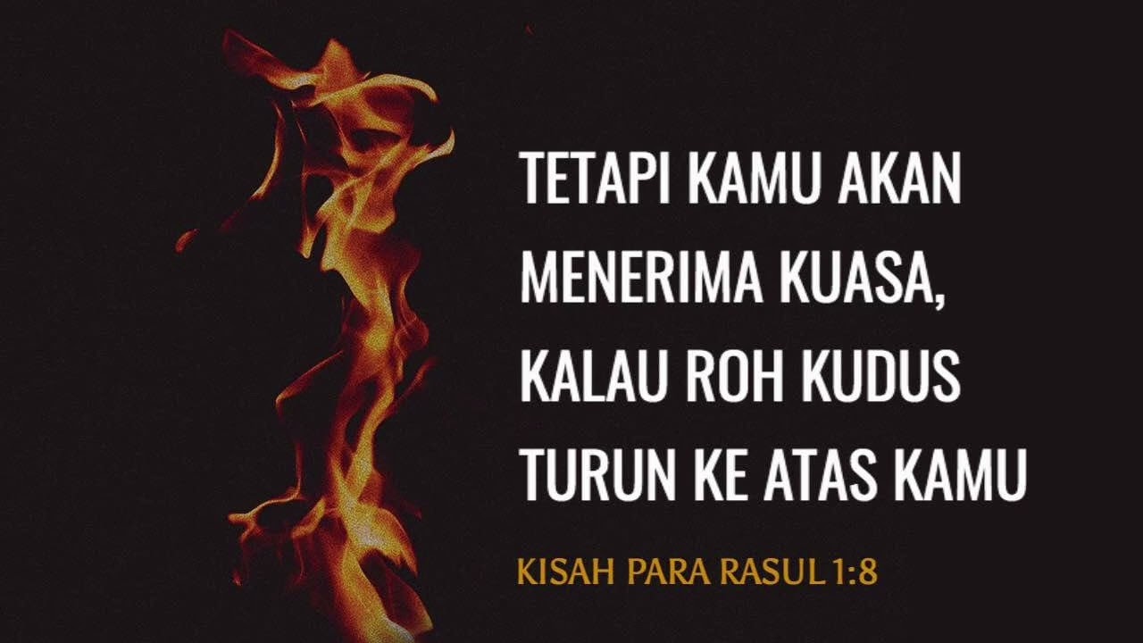Mengalirlah Kuasa Roh Kudus | Kisah Para Rasul 1 : 8 #saatteduh #ayatalkitab #firmantuhan #fyp 