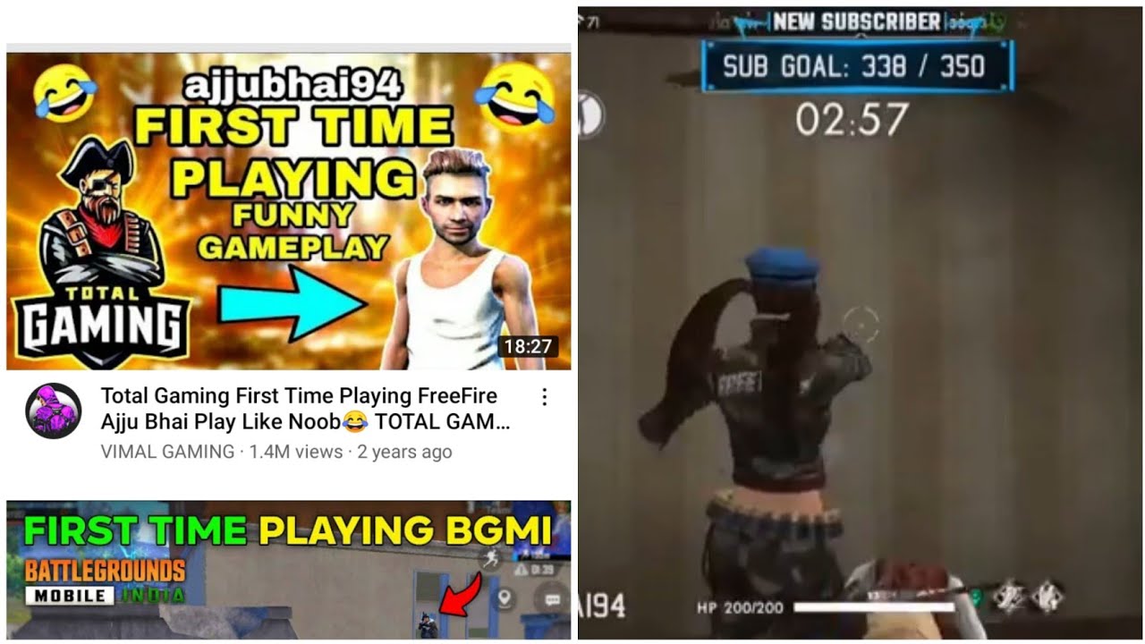Ajjuvai fast Game play 20017 free fireআজজু ভাই ফাচ গেম vairal video