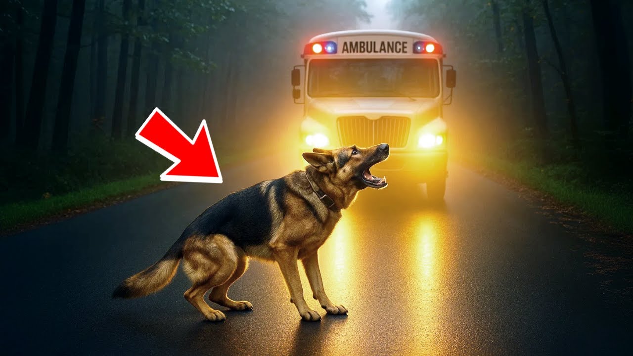 A K9 Dog Stopped an Ambulance. Everyone Was Shocked When They Found Out Why!
