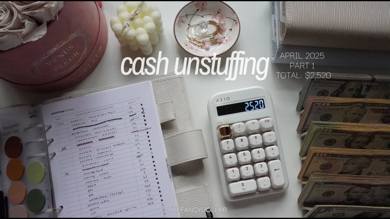 CASH ENVELOPE UNSTUFFING | $2,520