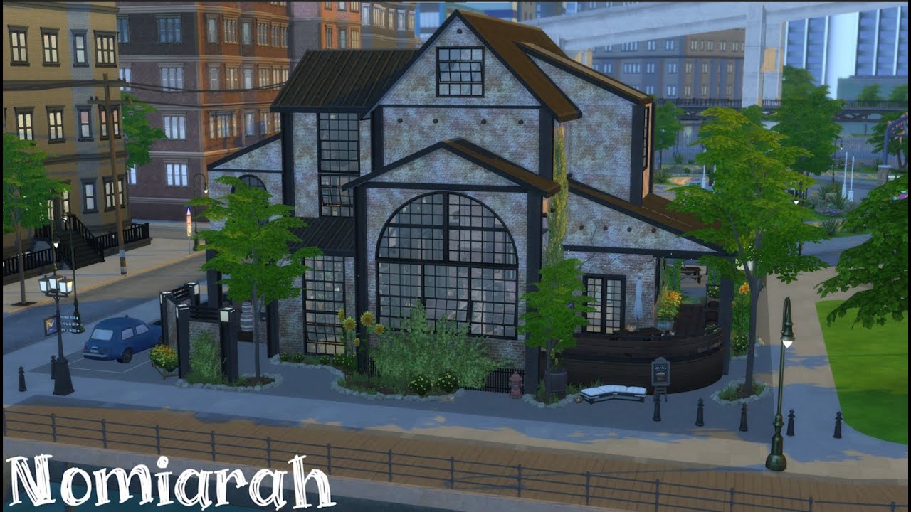 The Sims 4 - House - Retail - Bakery  - San Myshuno - Speed Build & Stop motion