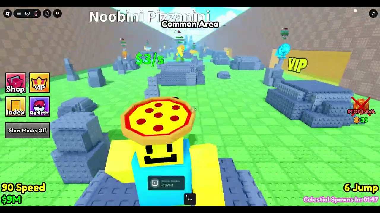 first time playing Survive LAVA for Brainrots!