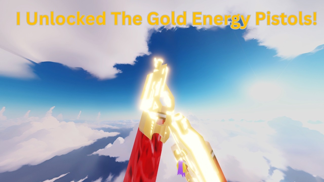 Unlocking The Gold Energy Pistols In Roblox Rivals!