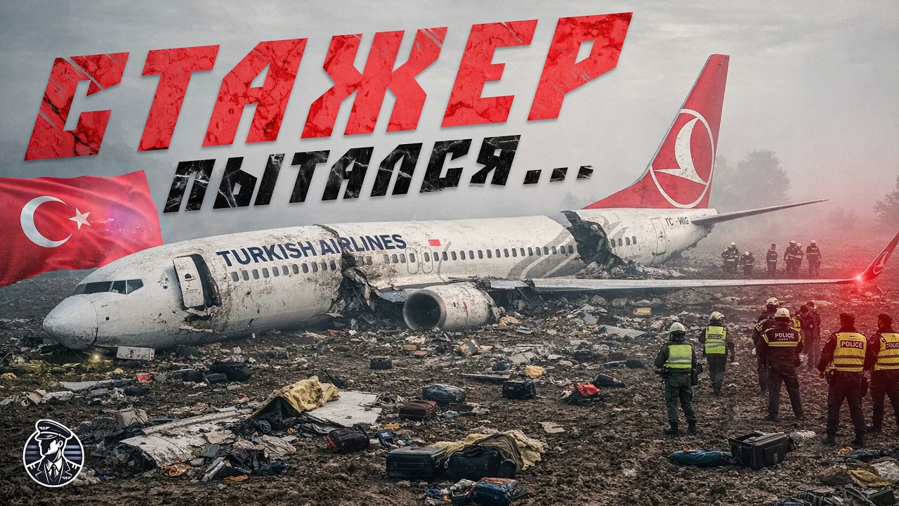 Не ПИЛОТЫ, а ОПЕРАТОРЫ! Turkish Airlines 1951, 25 февраля 2009 год.