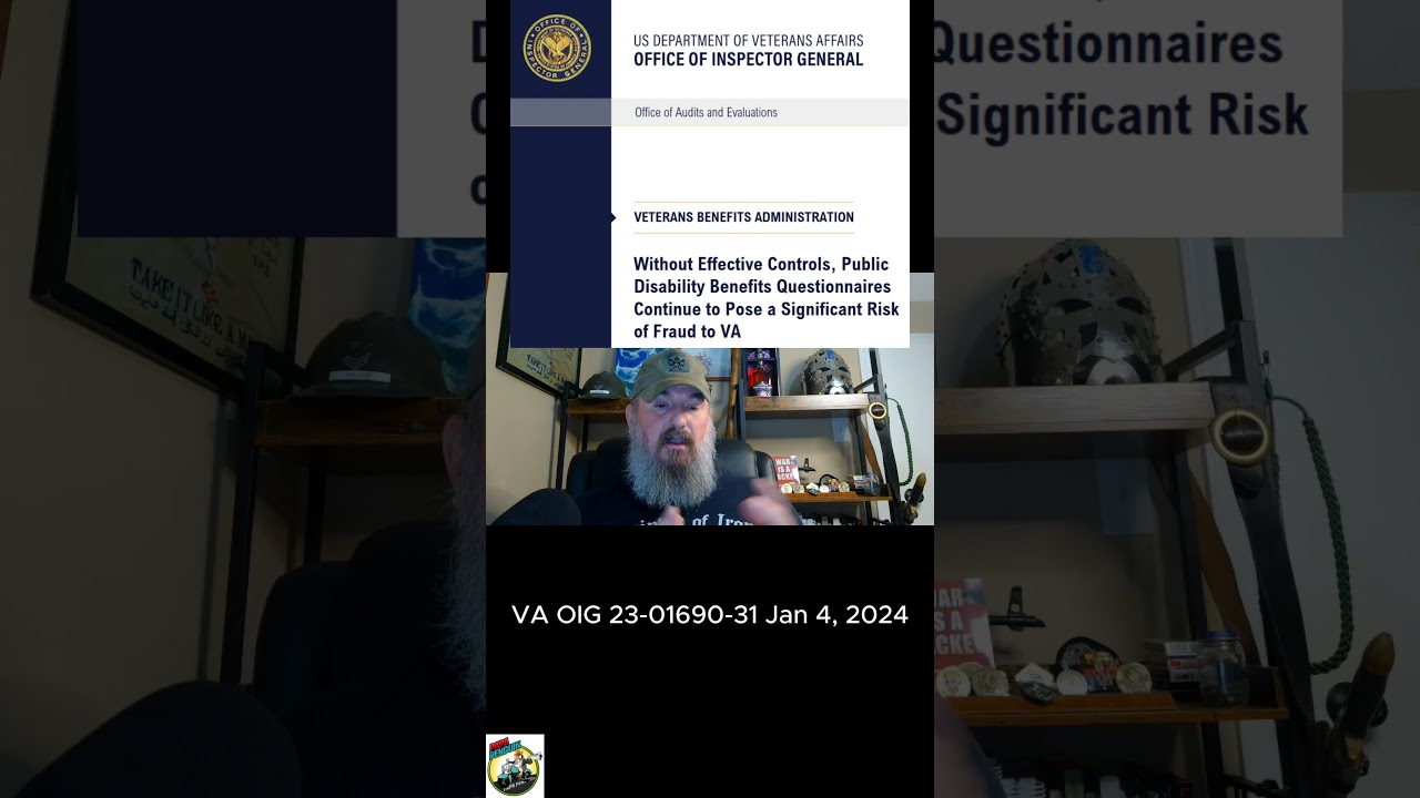 What does the VA OIG report actually say about fraud?  Spoiler alert............