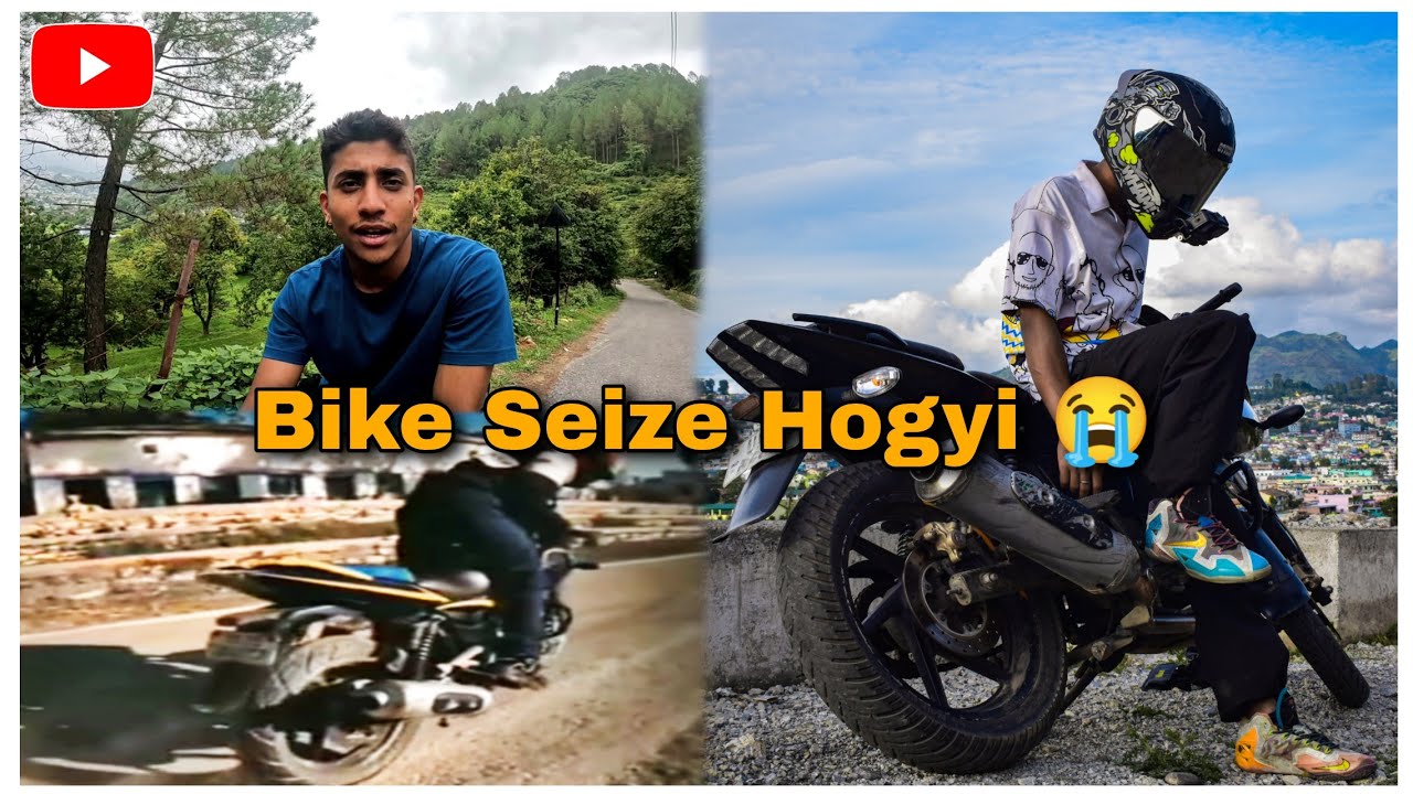 Bike seized hogyi 🥹police ne humari class lga di 🫣