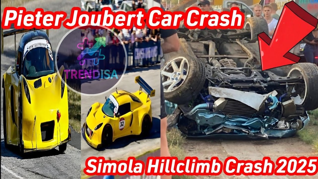 Видео аварии Питера Жубера Симола Hillclimb 2025