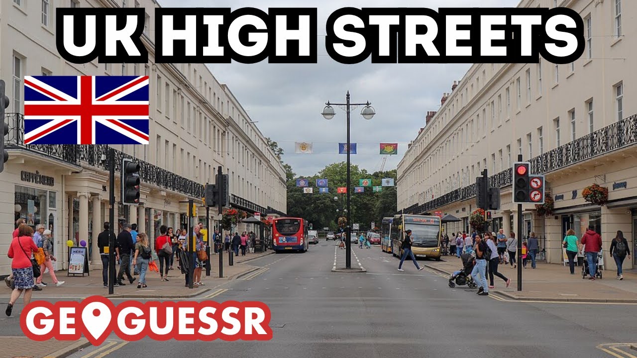 Главные улицы Британии на GeoGuessr: американец находит курортный город? Городской хаос?