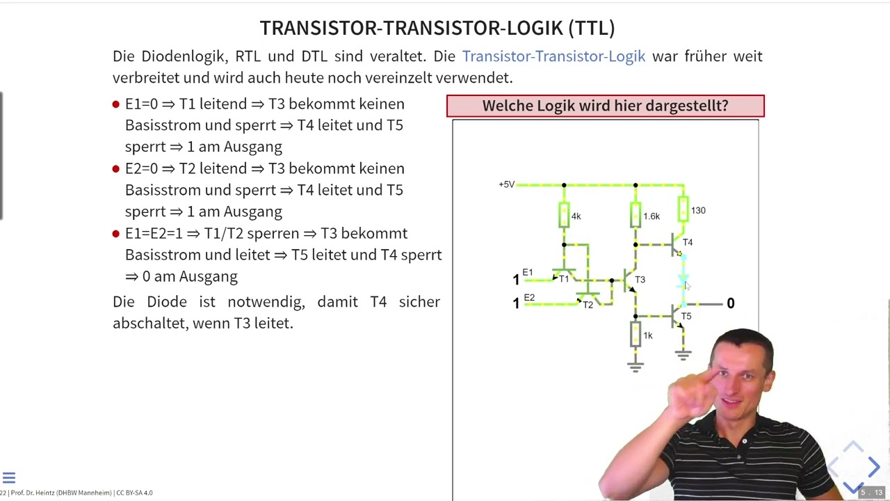 Digitaltechnik - 5.2 - Transistor-Transistor-Logik (TTL)