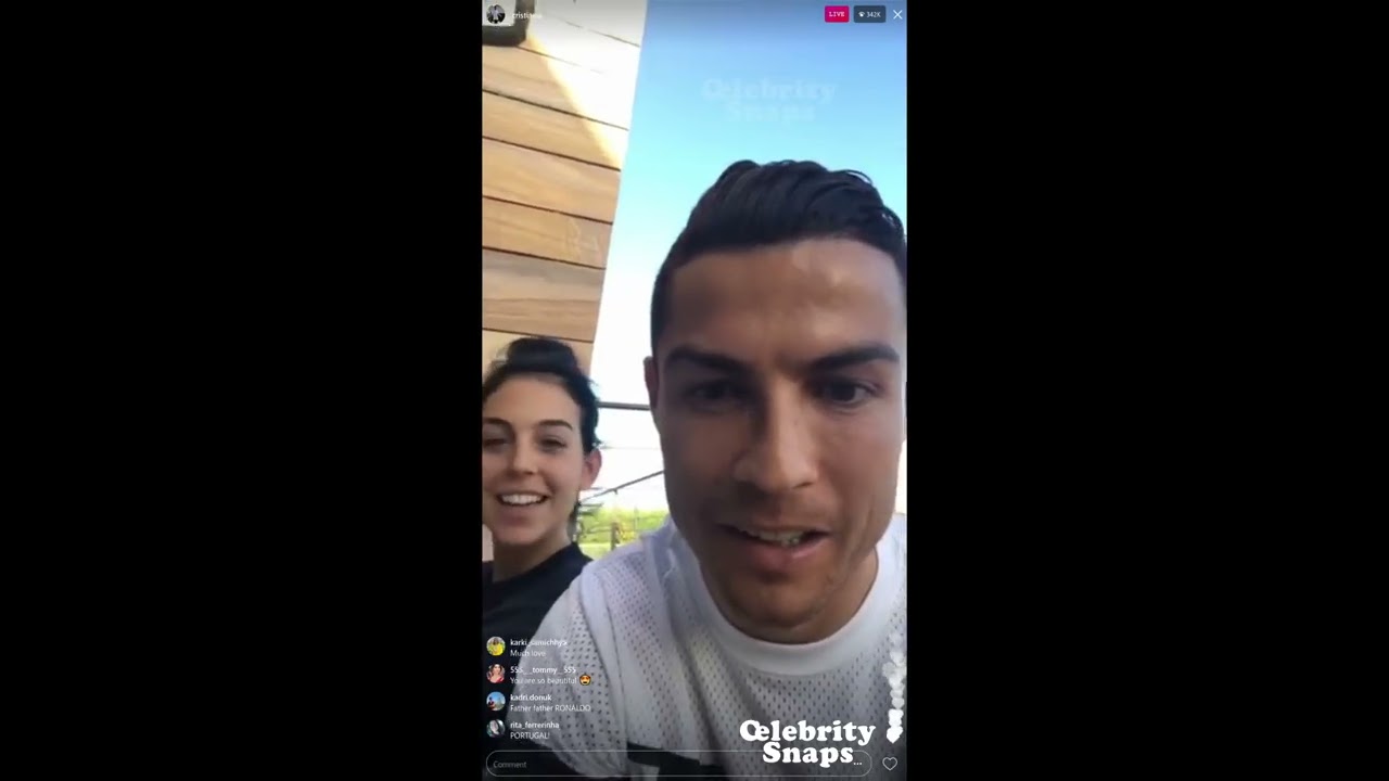 Cristiano Ronaldo reveals the name of fourth child in cute family video Instagram Live w/ Georgina
