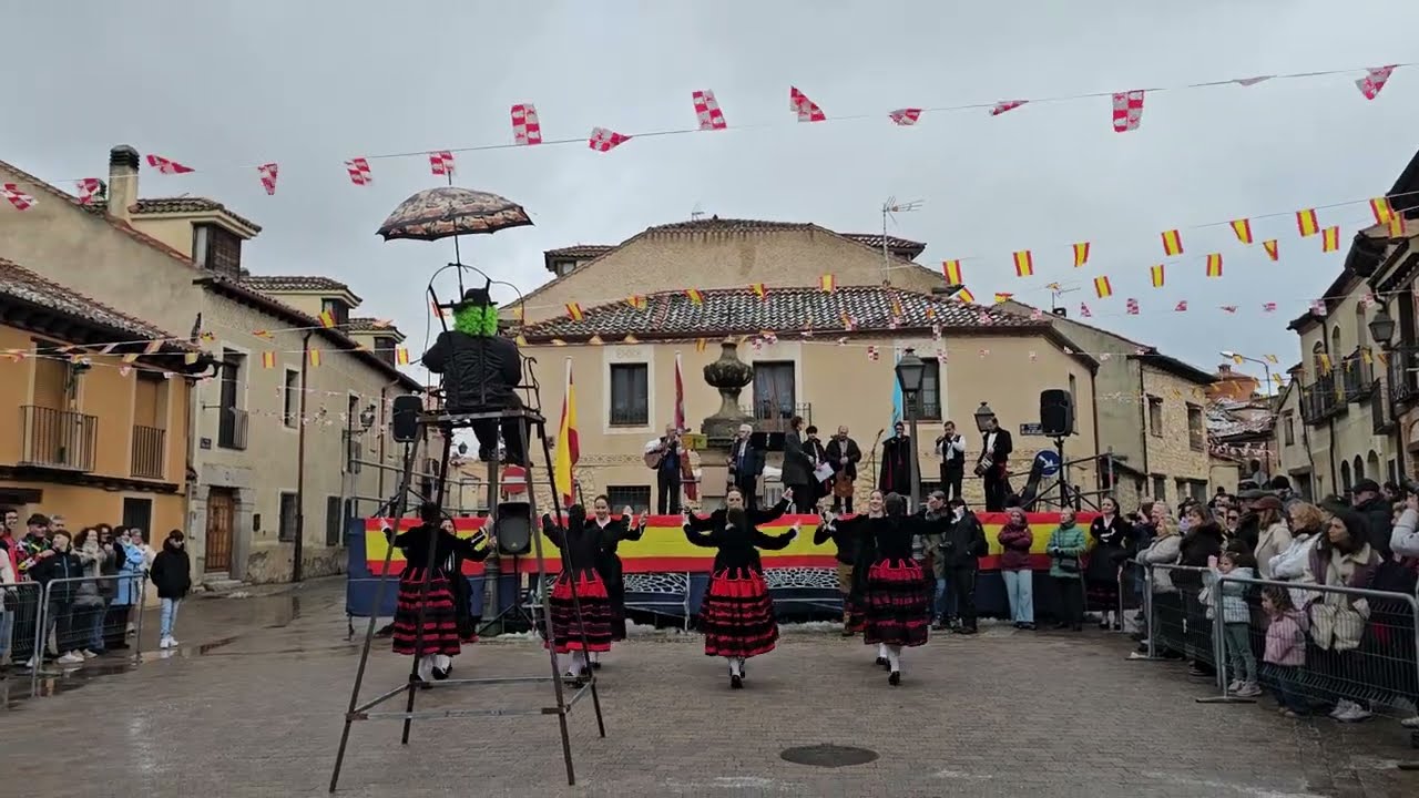 Es Segovia 247. Festividad de Santa Águeda 2026 en Zamarramala. Bailes. Plaza Alcaldesas. 8/2/2026
