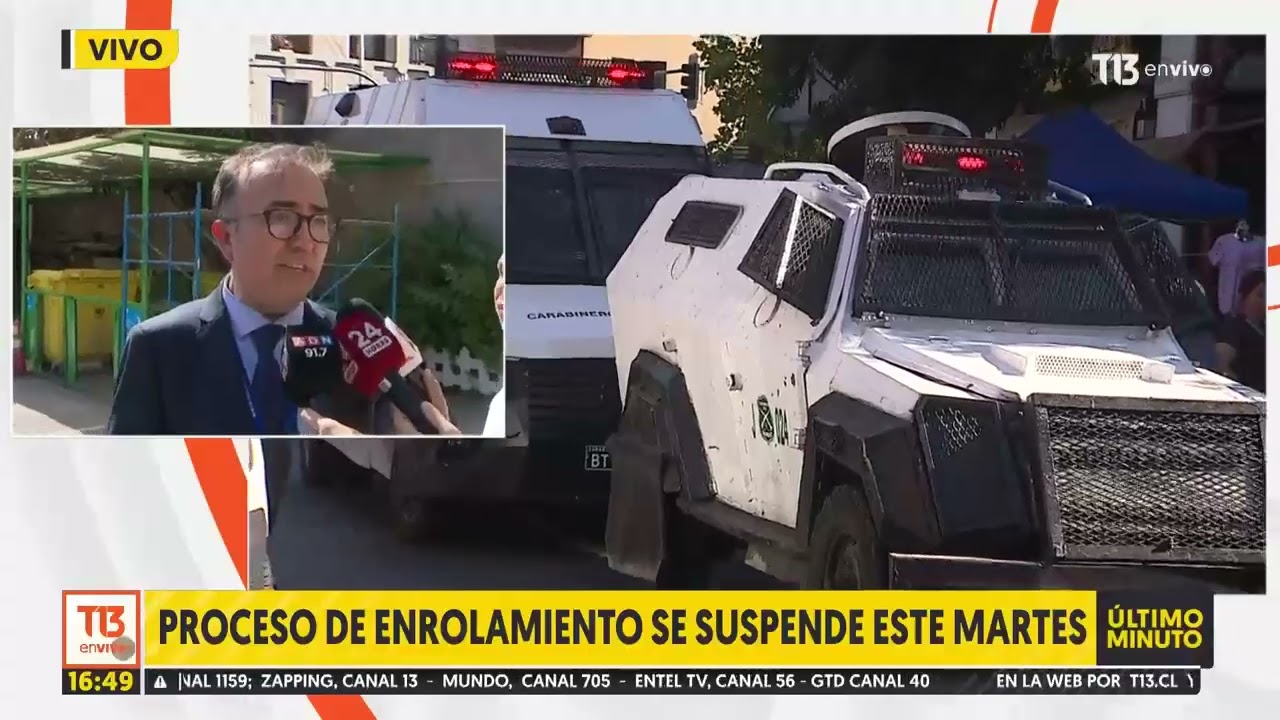 Registro Civil: Proceso de enrolamiento se suspende este martes