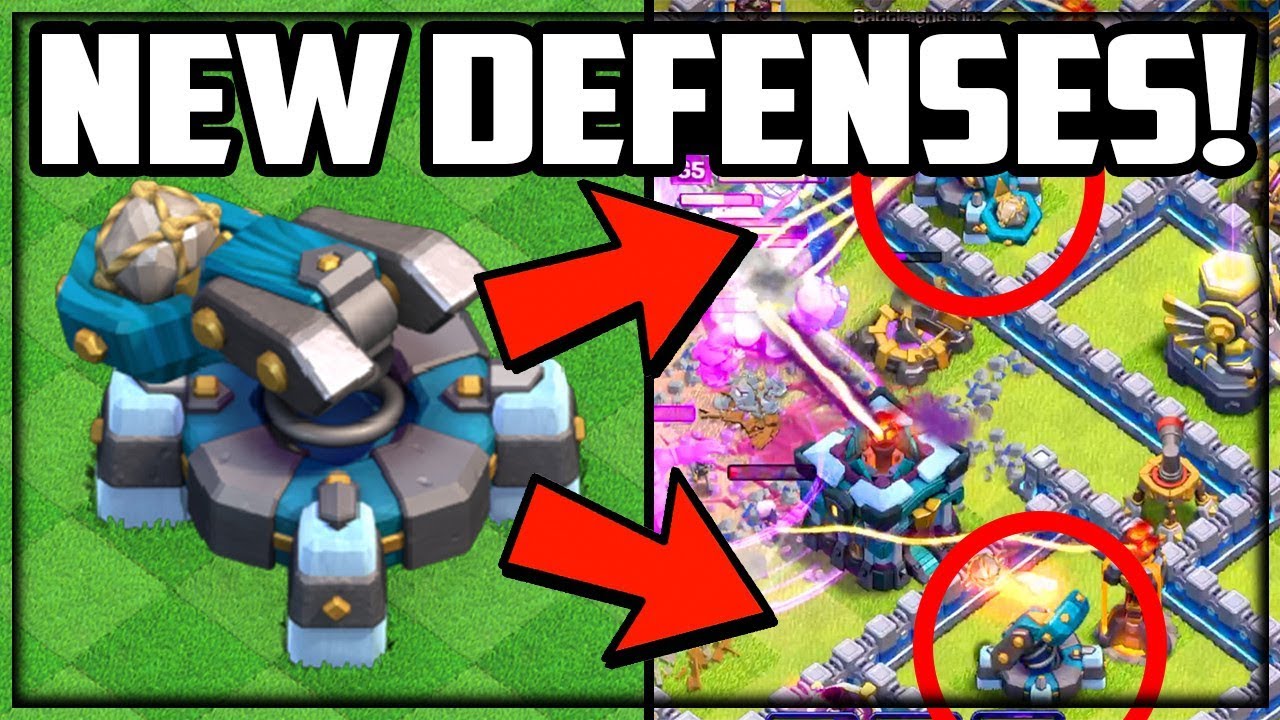 NEW DEFENSES: SCATTERSHOT! Clash of Clans TH13 UPDATE Sneak Peek #3!