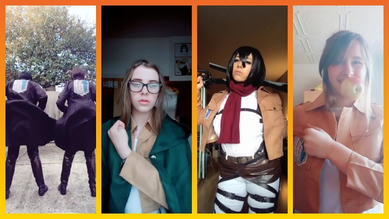 Tik Tok| New Compilation| Attack on Titans| Shingeki no Kyojin Cosplay