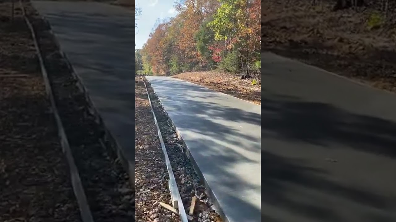 Mile long driveway