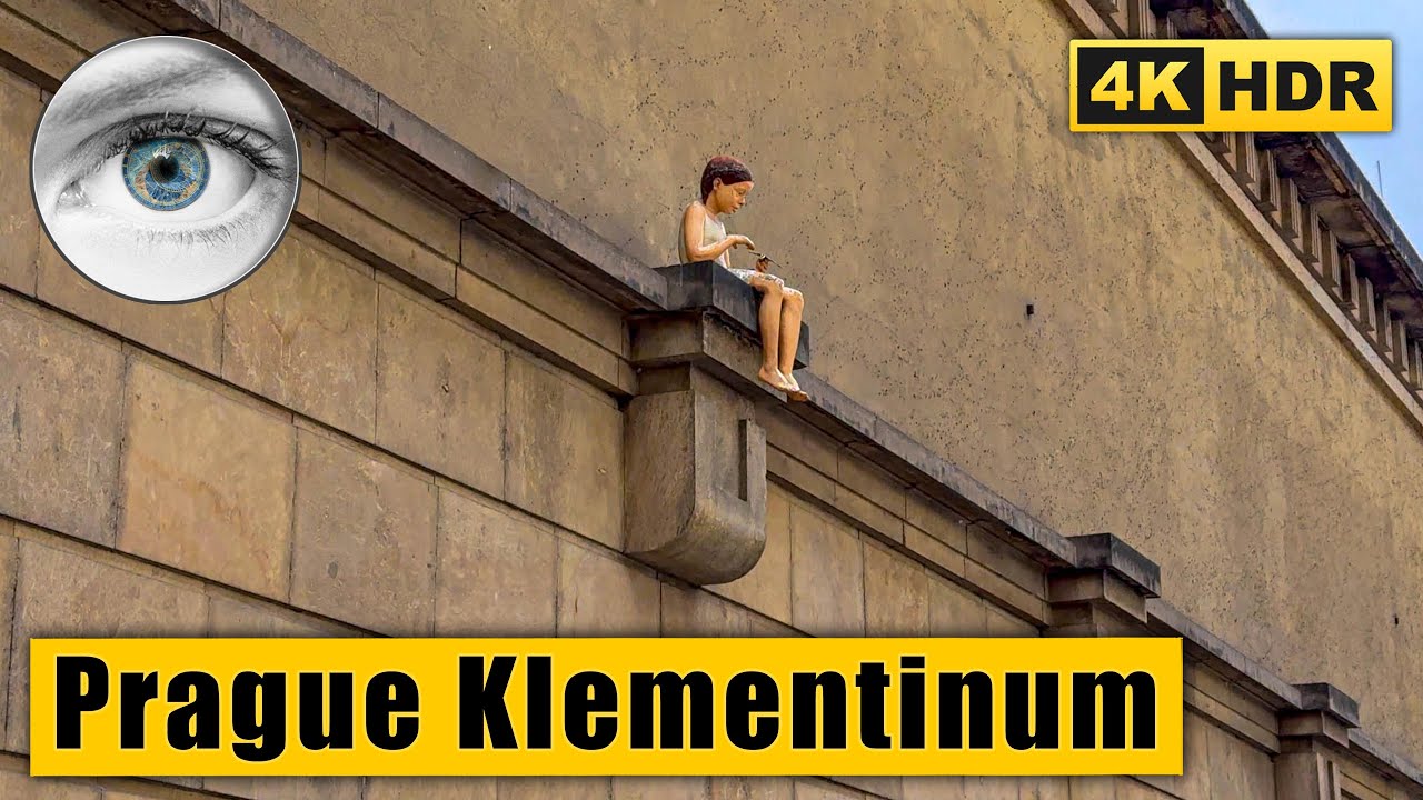 Prague Walking Tour of city center and Klementinum 🇨🇿 Czech Republic 4K HDR ASMR