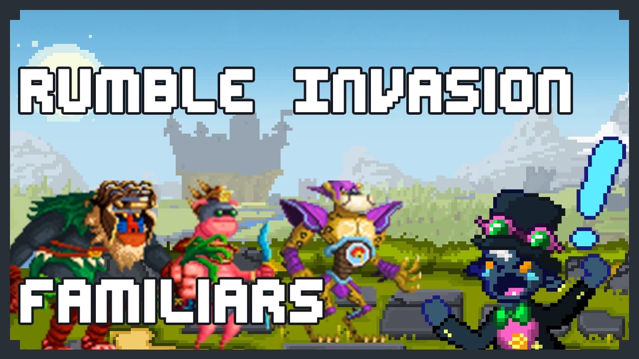 Bit Heroes Rumble Invasion Familiars!