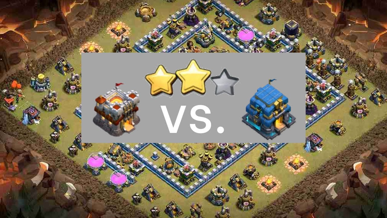 Zap DragLoon, 2 star! | TH11 vs. TH12