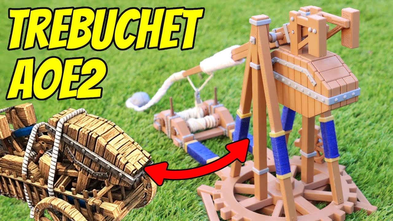 Age of Empires 2 Trebuchet Comes to Life with 3D Printing