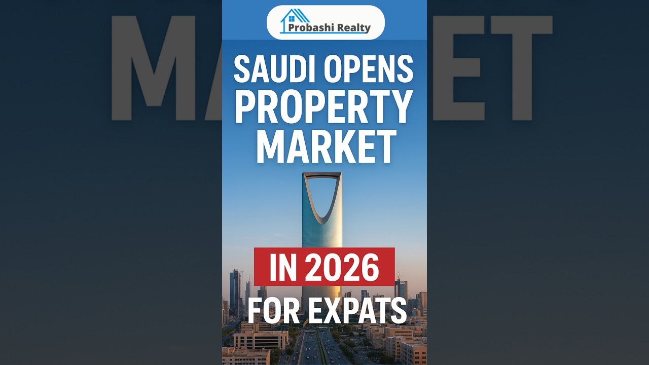Saudi Arabia Opens Property Market to Foreigners. #shorts