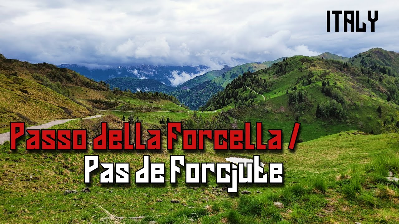 Passo della Forcella / Pas de Forcjute by motorbike