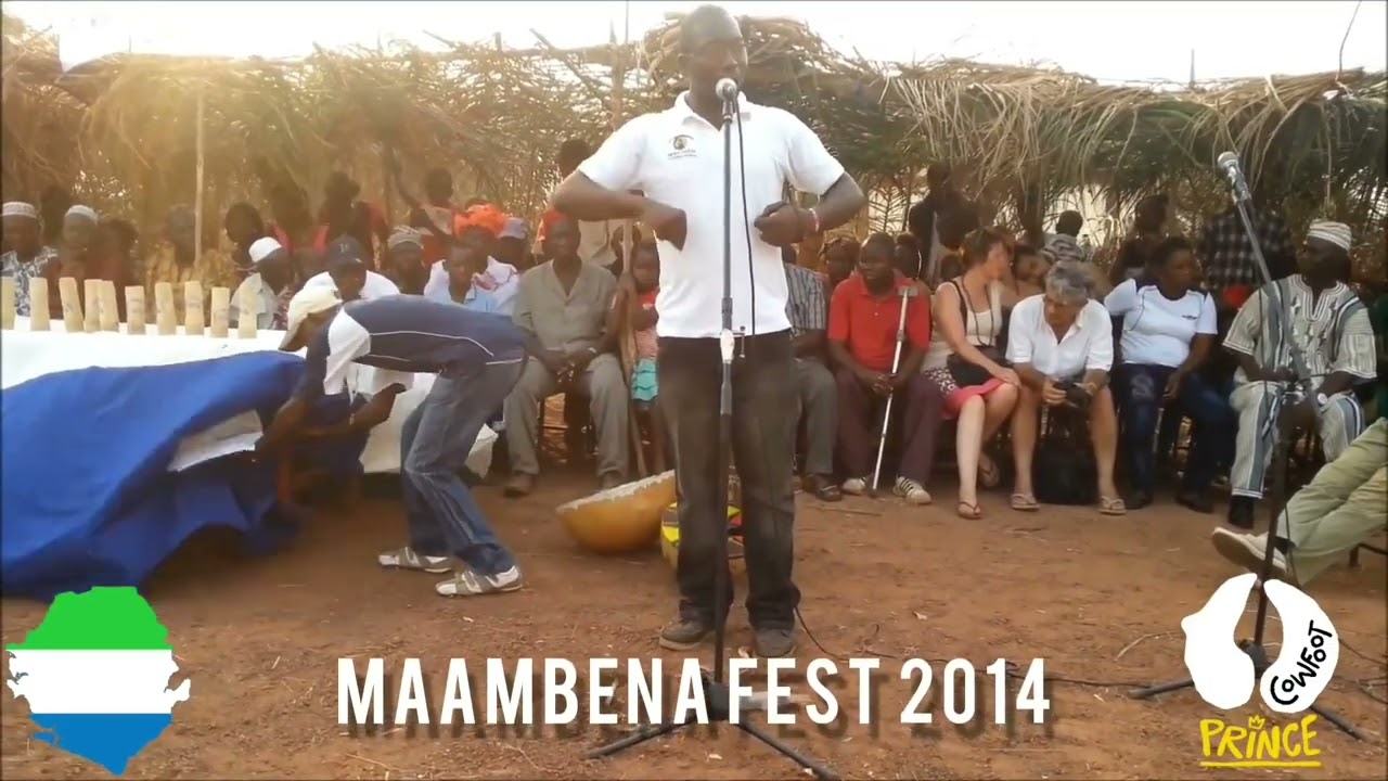 Usifu Jalloh at Maambena Fest Kamakwie 2014.