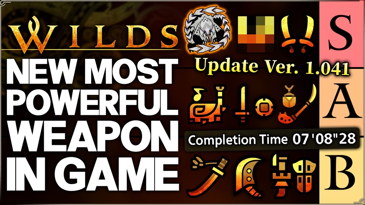 Monster Hunter Wilds - New BEST Highest Damage Weapon in Game - AT Arkveld Tier List Ranked Guide!