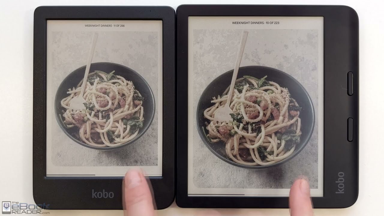 7-дюймовая Kobo Libra Color против 6-дюймовой Clara Color — сравнительный обзор