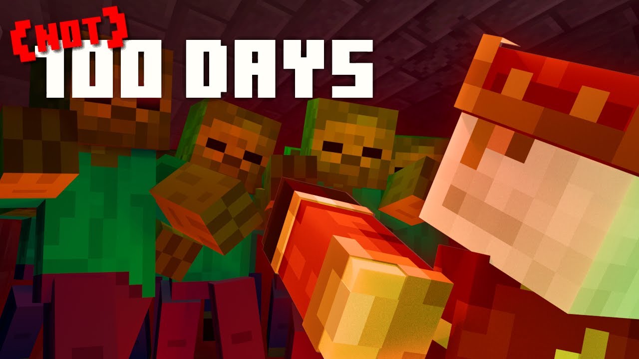 Мы (не) выживаем 100 дней в зомби-апокалипсисе в Minecraft...