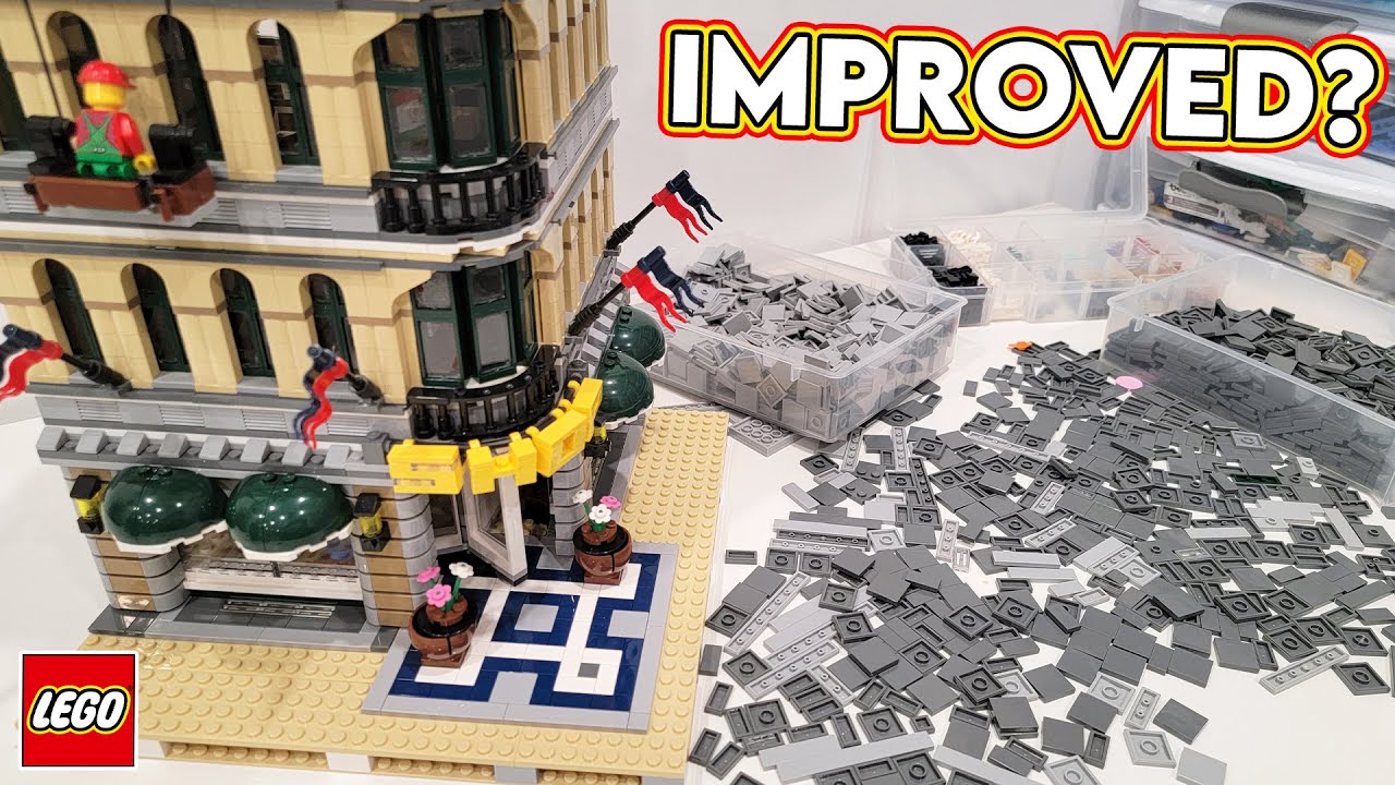 I Improved all my LEGO Modular Buildings!
