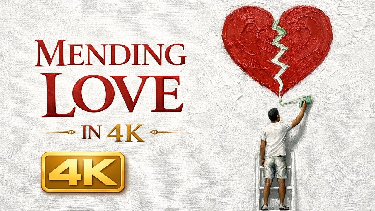 Dramatic Broken Heart Painting in 4K | Aesthetic TV Art Display