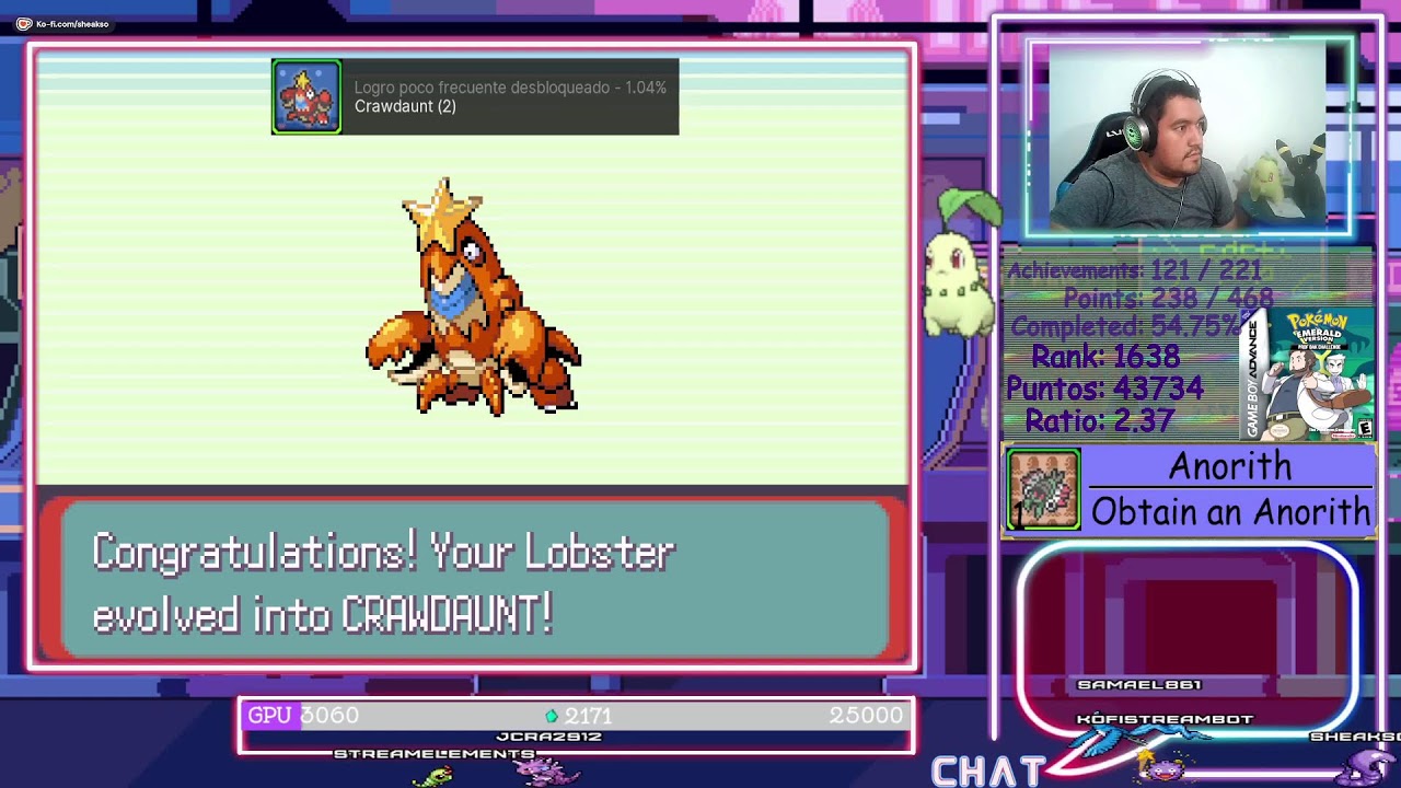 Pokemon Esmeralda POC - Retroachievements - Cheevos - Logros