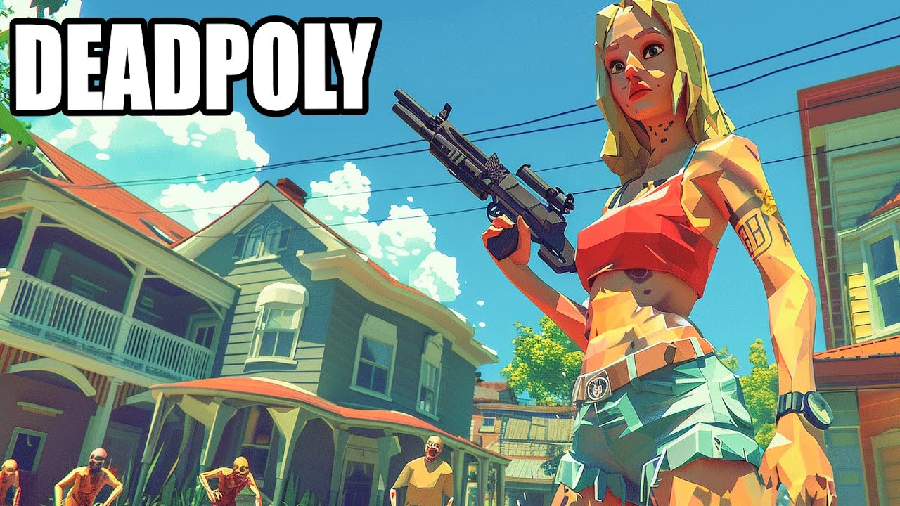 The BEST Low Poly Zombie Survival?? DeadPoly!