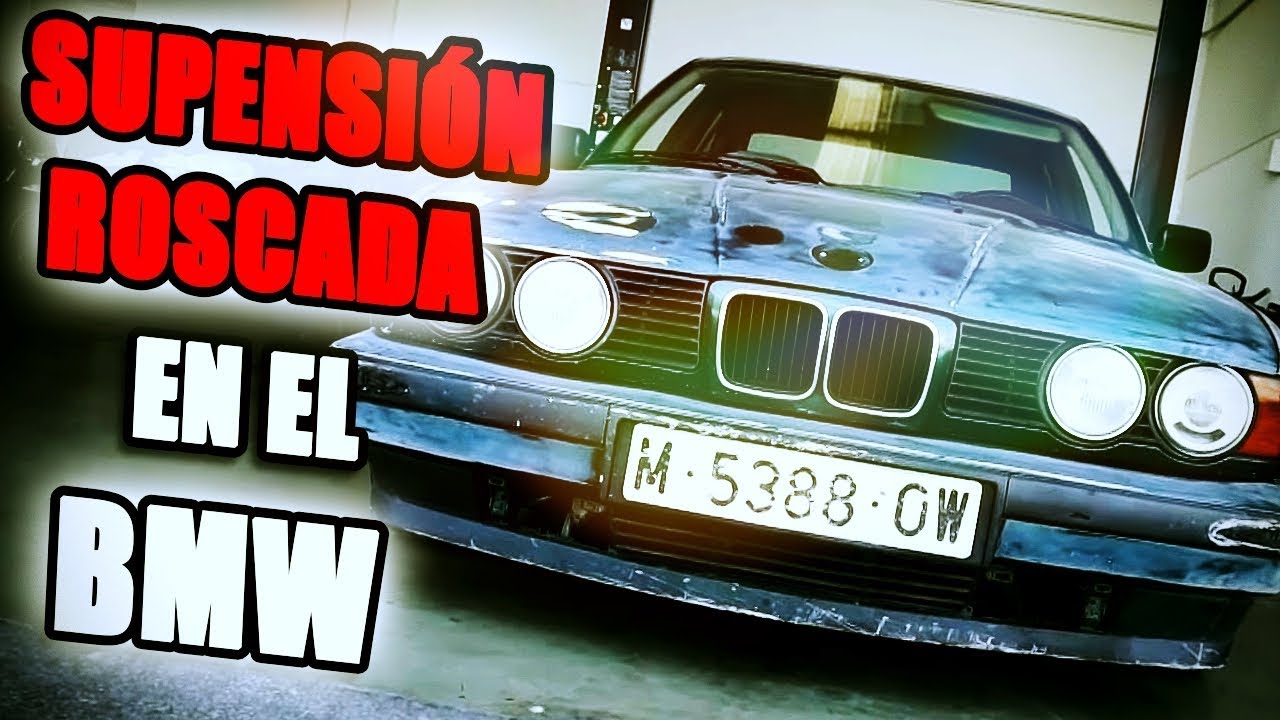 ¡¡ MONTO SUSPENSIÓN ROSCADA EN MI BMW E34 !! | JGP CREW