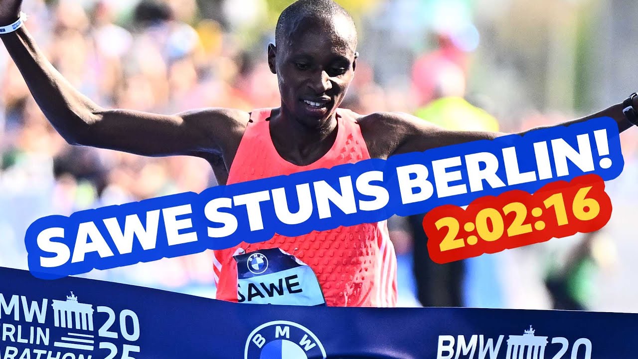 Sabastian Sawe runs world leading time at BMW BERLIN-MARATHON