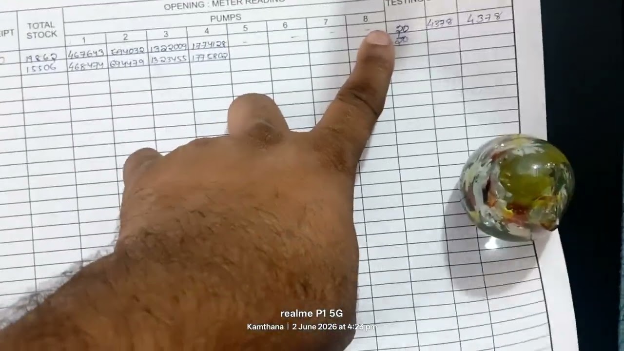 IOCL Petrol pump DSR(Daily Sales Report) କେମିତି ଲେଖା ହୁଏ ଓଡ଼ିଆ ଭାଷାରେ 