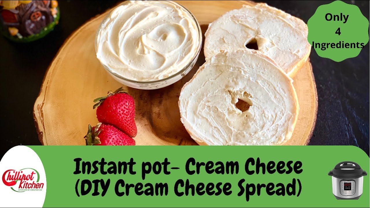 Instant Pot Cream Cheese Recipe | Homemade Cream Cheese From Scratch | Cream Cheese In Instant Pot