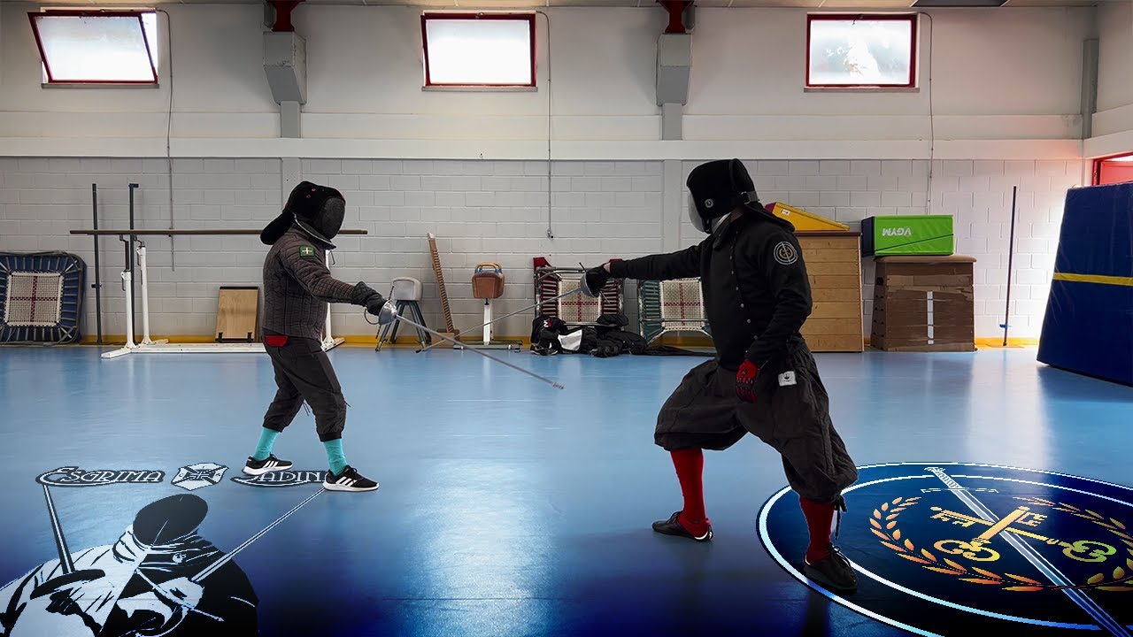 Rapier Sparring - José Paulino (Esgrima Sadina) vs Rui Ferreira (Espada Negra)