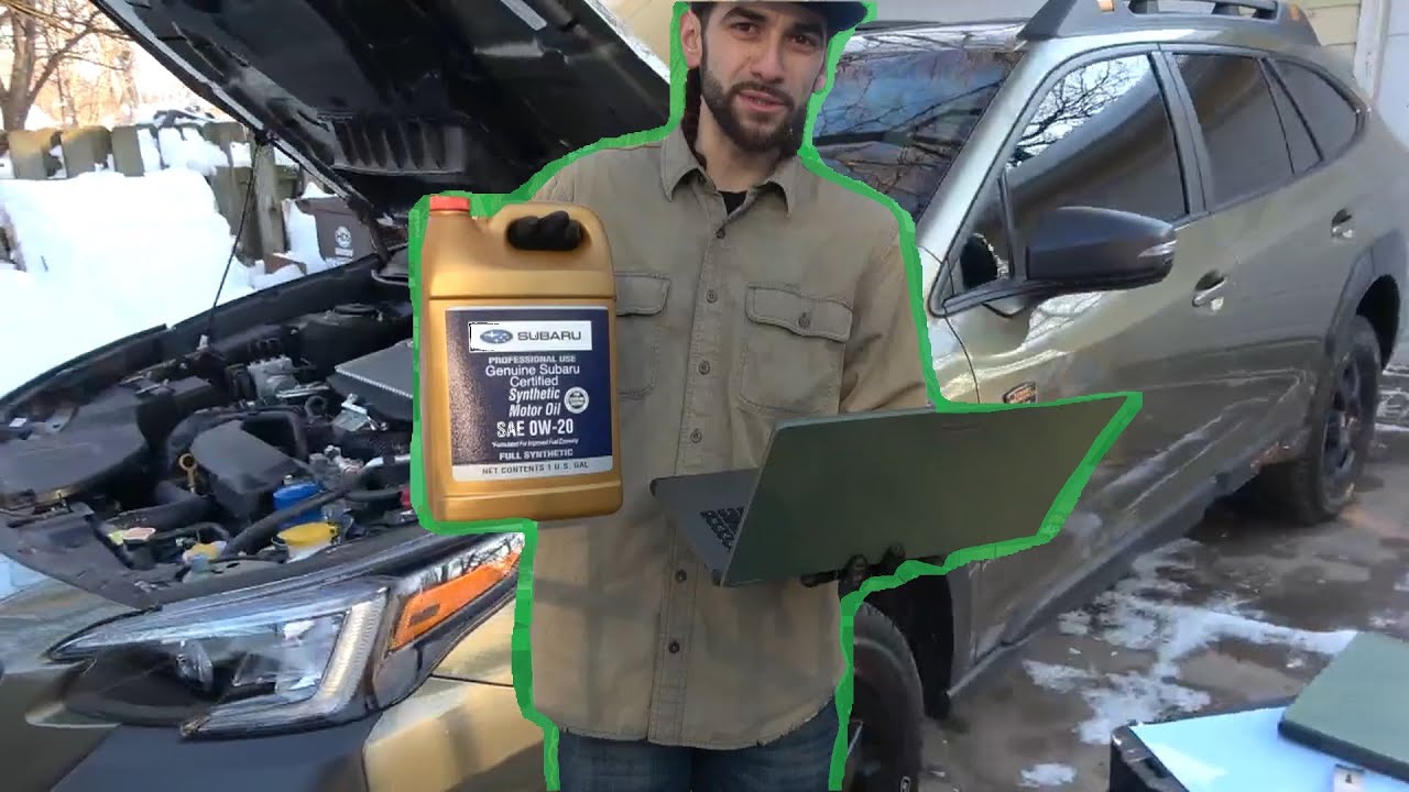 Замена масла в Subaru Outback Wilderness 2022 года