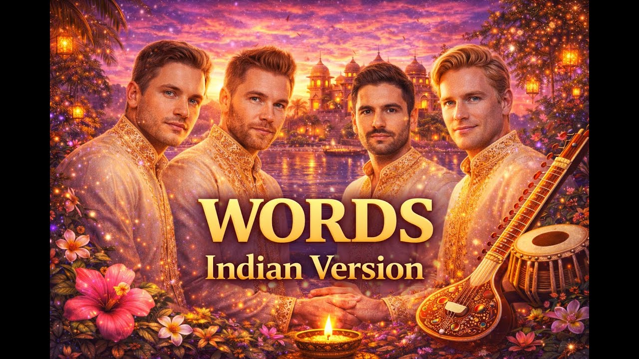 Words – If It Was Made in India | Indian Fusion Cover | Gentle Romance & Poetic Vibes