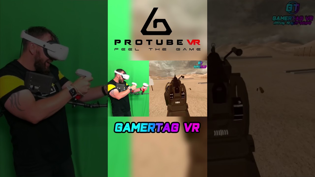 FORCETUBE VR LMG FIRING RANGE TEST - Protube Gunstock Feedback