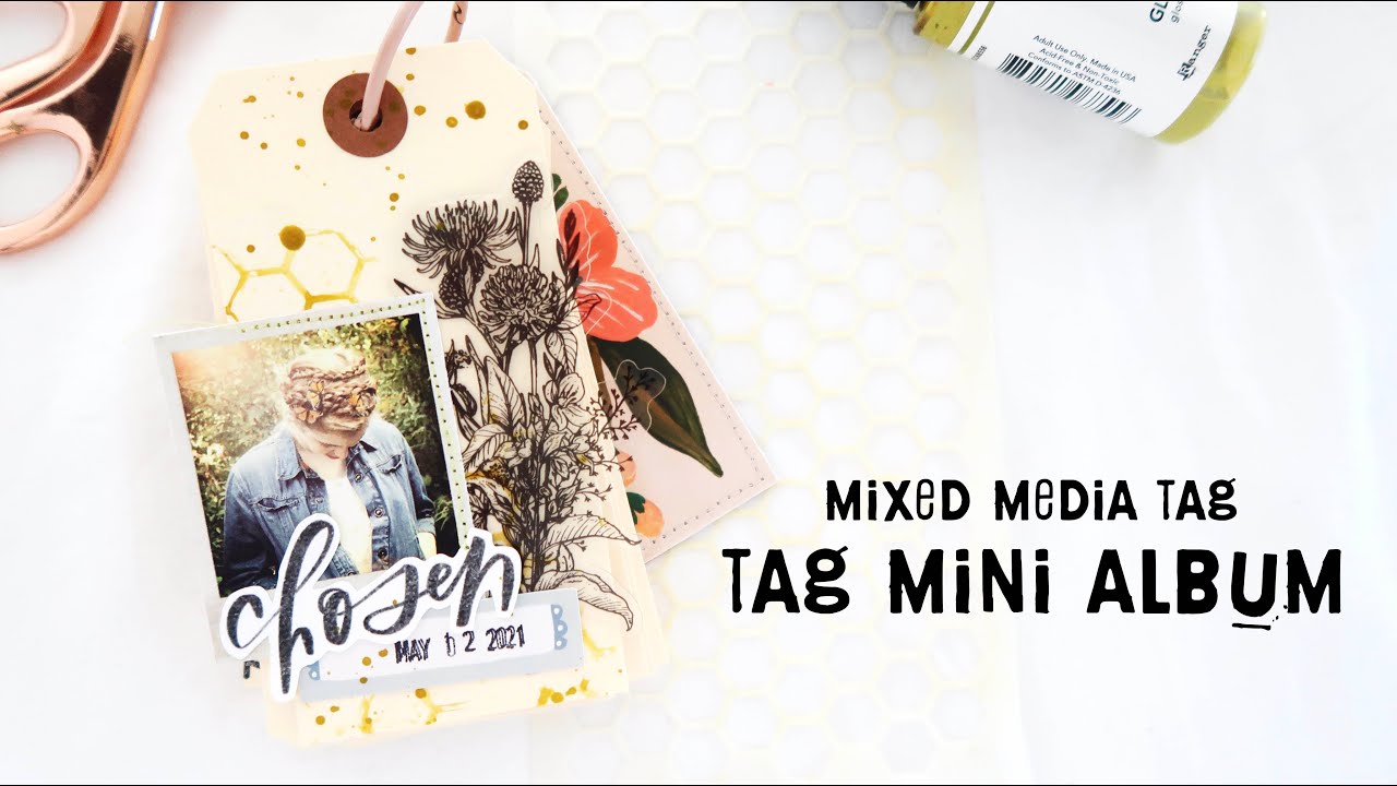 Weeds & Wildflowers Tag Mini Book Process Video