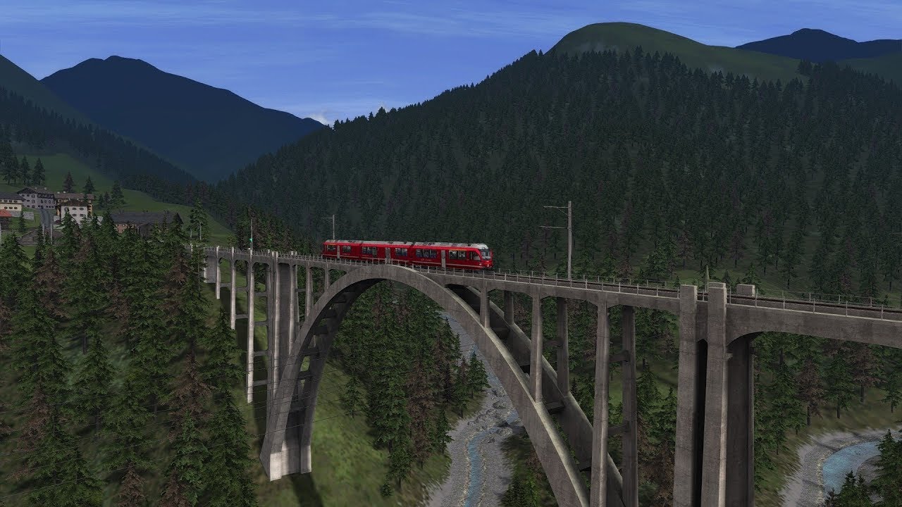 Lets Test Train Simulator 2017 Die Arosa Bahn