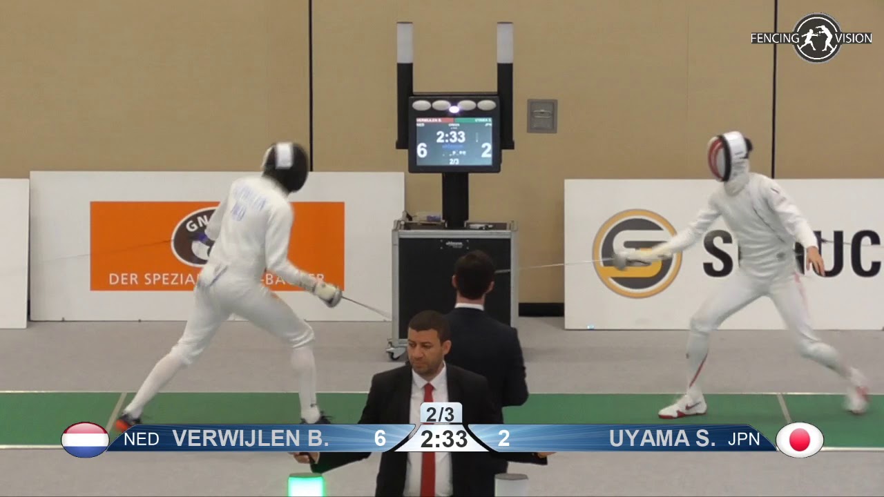 2020 108 T64 20 M E Individual Heidenheim GER WC GREEN UYAMA Satoru JPN vs VERWIJLEN Bas NED
